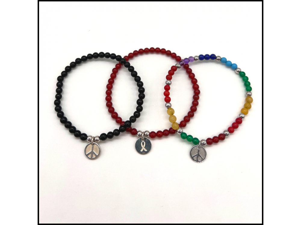 Peace on sale charm bracelet